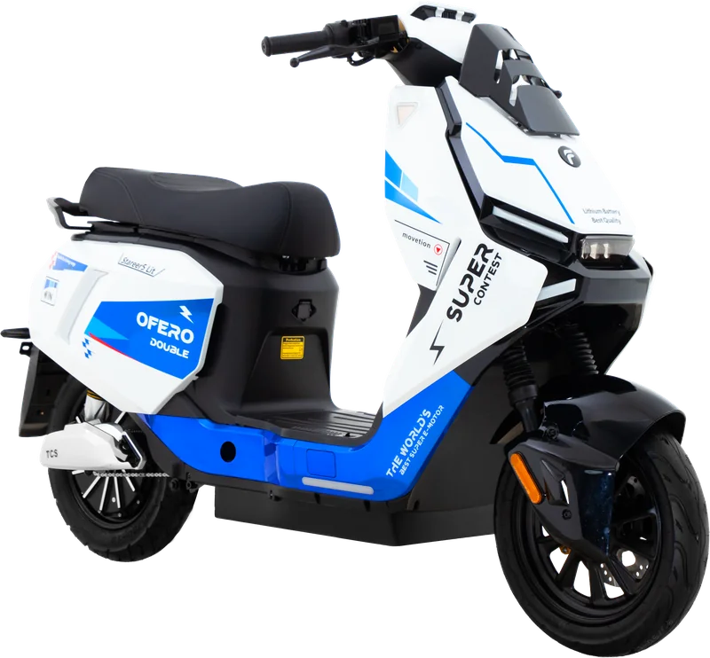Ofero Stareer 5 LIT sample in blue and white; confirm the configuration